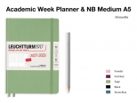 LEUCHTTURM1917 Academic agenda 2021-2022 Medium (A5) Week planner 18 maanden